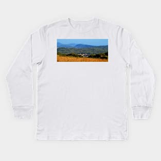 Nature's Palette. Island of Corfu, Greece Kids Long Sleeve T-Shirt